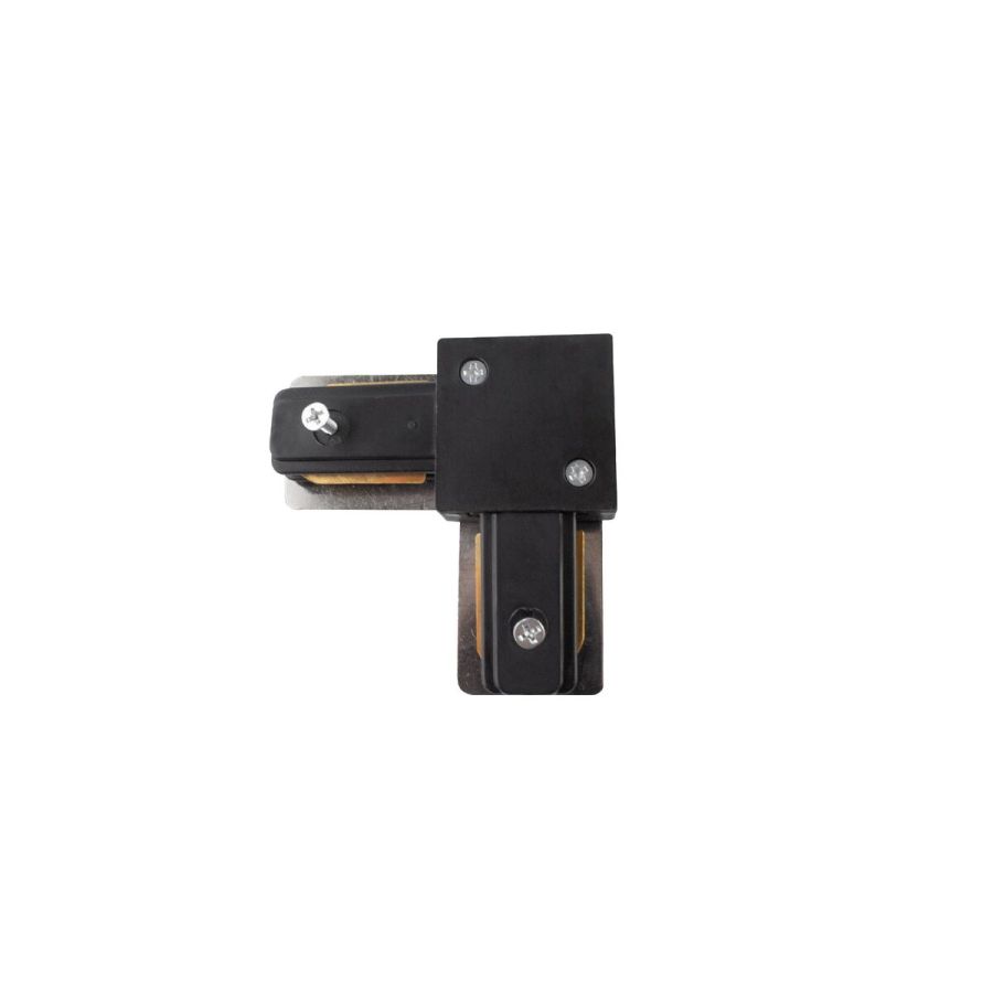 Конектор кутовий для трековї шини STR-2102-11 Чорний