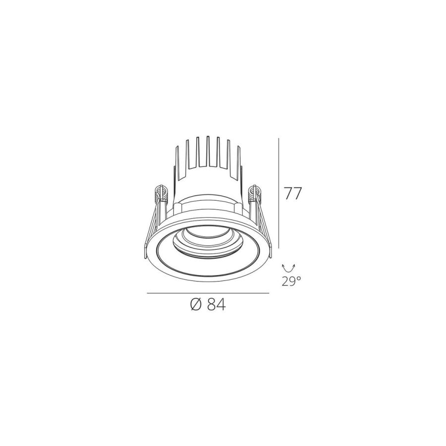 Skarlat RSL74132 7W WH+BK 4000K