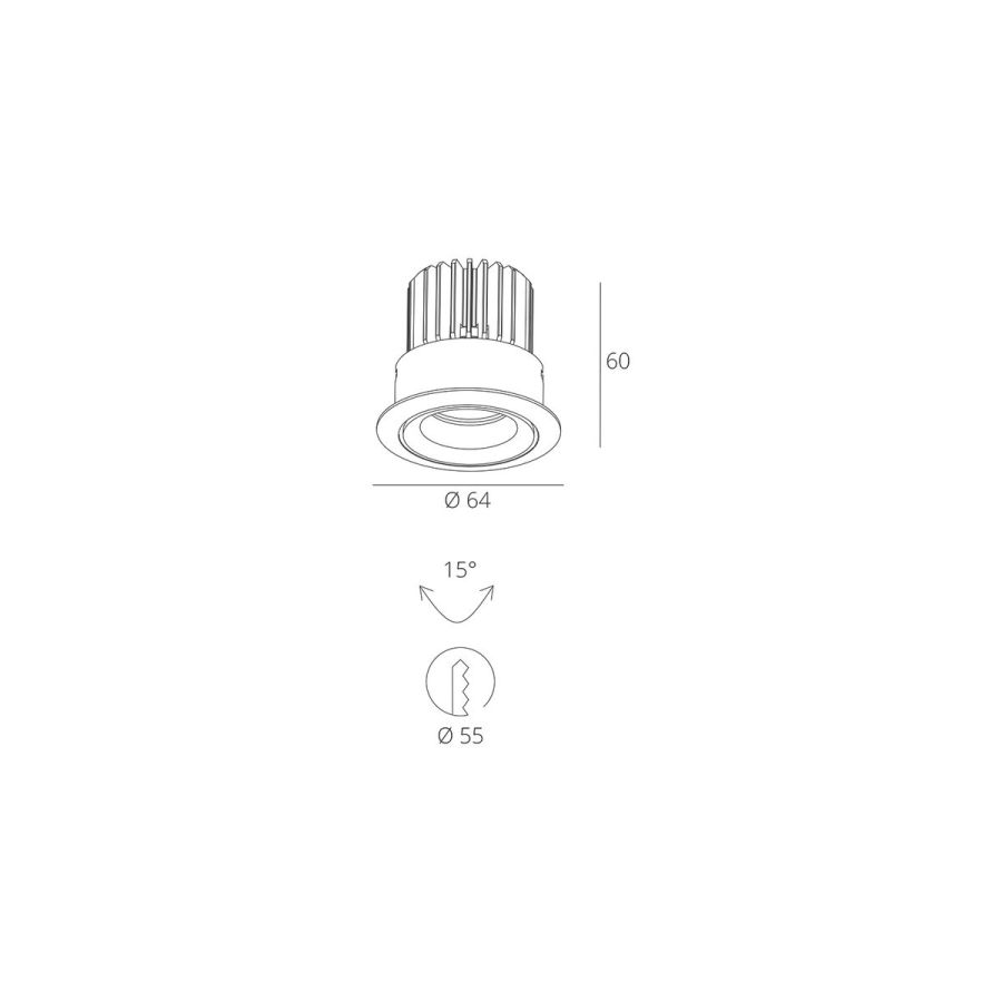 SkarlatRSL7468-2 5W WH 3000K