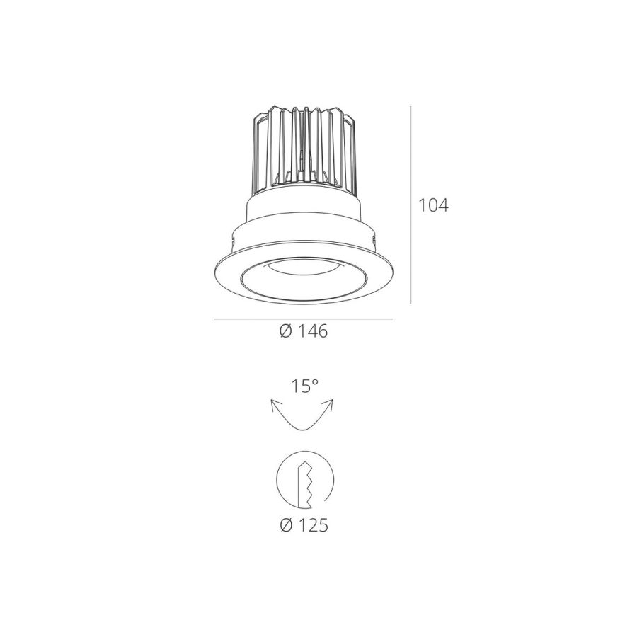 Skarlat RSL7468-5 28W WH 4000K
