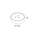 Skarlat RSLС78032 3х3W BK+WH 4000K