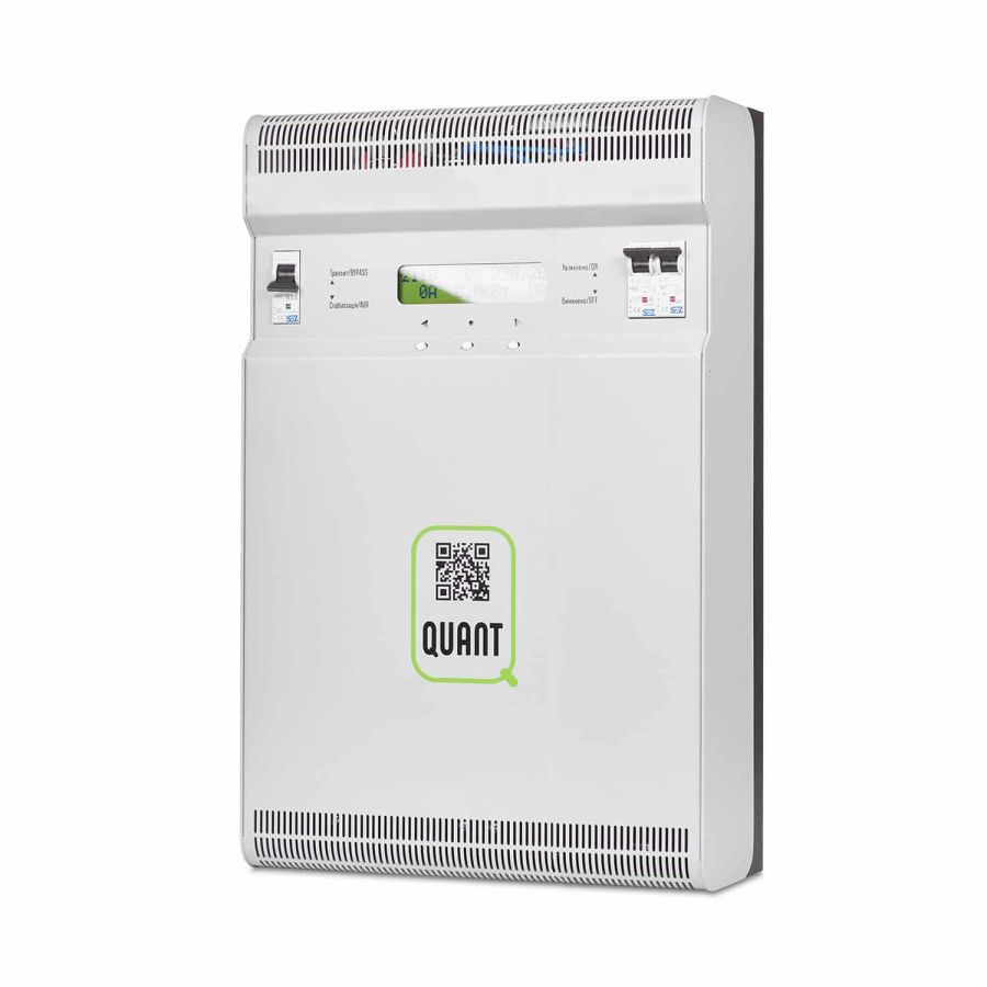 Стабілізатор напруги 8,8кВт інверторний однофазний Quant-9 LCD 90-350V 8800W