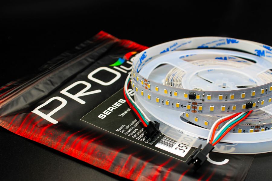 Світлодіодна LED стрічка PROLUM™ RUN 24V; 2835\120; IP20; Series "SMART", Нейтральний-Білий (3800-4300K)