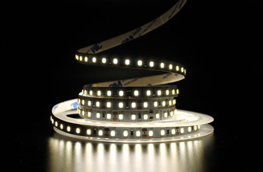 Світлодіодна LED стрічка PROLUM™ 12V; 2835\120; IP20; Series "PRO", Нейтральний-Білий (3800-4300K)