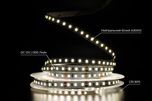LED лента 12В 2835-120 12Вт SG 4000К IP20