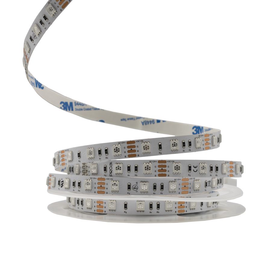 Світлодіодна LED стрічка PROLUM™ 12V; 5050\60; IP20; Series "PRO", RGB