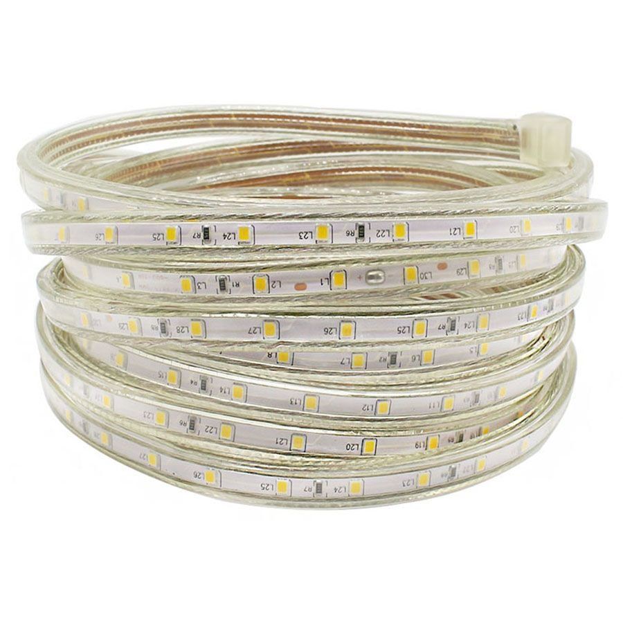 Світлодіодна LED стрічка гнучка 220V PROlum™ IP68 2835\60 Series "S", Білий (5500-6000К)