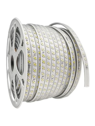 Світлодіодна LED стрічка PROLUM™ 220V; 5730\120; IP67; Series "S", Білий (5500-6000К)