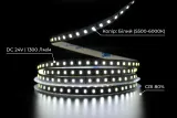 Світлодіодна LED стрічка PROLUM™ 24V; 2835\120; IP20; Series "SG", Білий (5500-6000К)