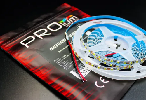 Світлодіодна LED стрічка PROLUM™ 5 ММ 12V; 2835\120; IP20; Series "SG", Холодний-білий (9000-10000К)