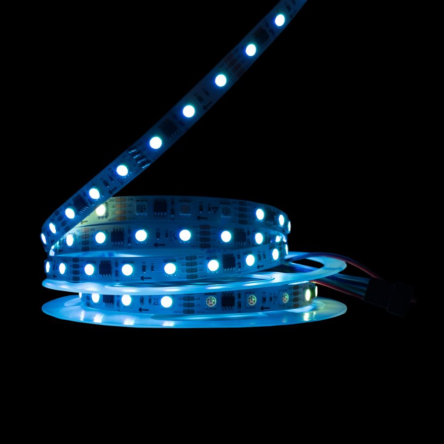 Світлодіодна LED стрічка PROLUM™ 12V; 5050\60; IP20; Series "SMART", RGB (Pixel Full Color)
