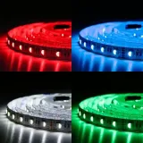 Лед стрічка BIOM 12В 5050-60 20Вт RGB та 5000K IP20