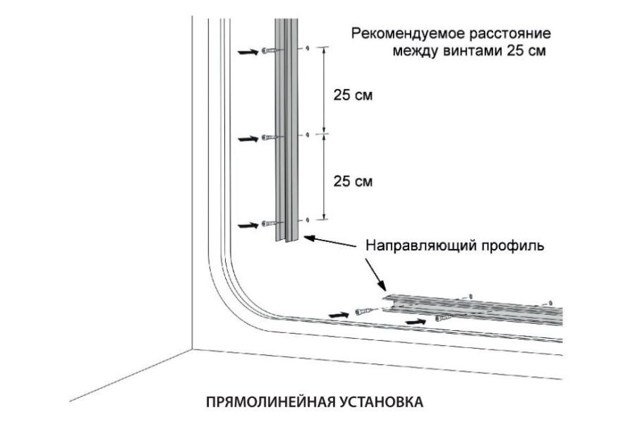 Світлодіодний неон PROLUM™ 8x16, IP68, 220V, Series "GL", Білий, PRO