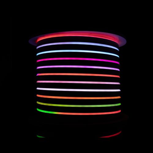 Світлодіодний неон PROLUM™ 10x20, IP68, 12V, Series "FT", RGB Pixel Full Color, PRO