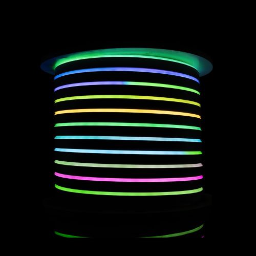 Світлодіодний неон PROLUM™ 10x20, IP68, 12V, Series "FT", RGB Pixel Full Color, PRO