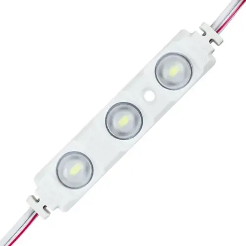 Лед модуль (кластер) 12В BRT XG19 5630-3 led W 1,5W 6500K, 12В, IP65 білий з лінз. напівсф.