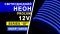 Світлодіодний неон PROLUM™ 8x16, IP68, 12V, Series "SF", Синій, PRO