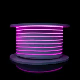 Світлодіодний неон PROLUM™ 8x16, IP68, 12V, Series "SF", Рожевий, PRO