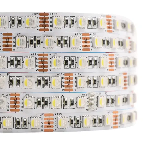 LED лента 12В 5050-60 17Вт PRO RGB + W 5500-6000К IP20