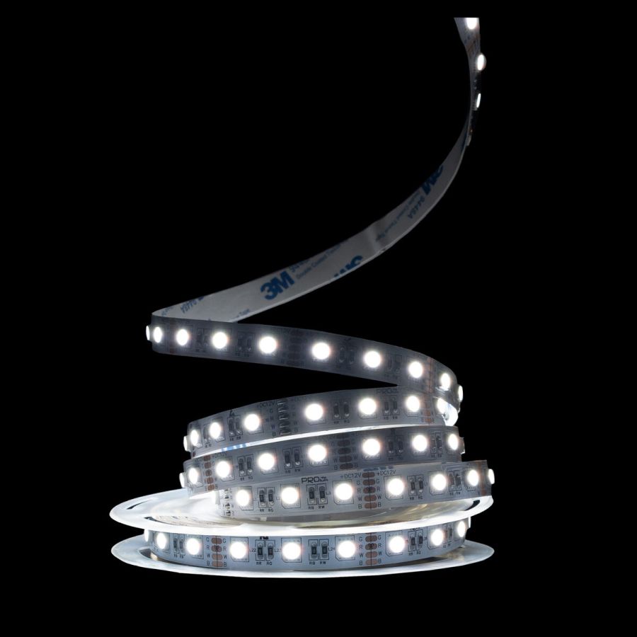 Світлодіодна LED стрічка PROLUM™ 12V; 5050\60; IP20; Series "PRO", RGB + W