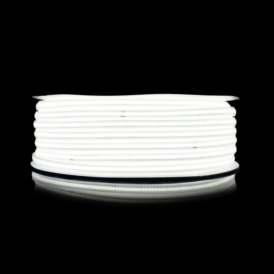 Світлодіодна LED стрічка PROLUM™ 220V; СОВ; 280 LED; IP67; 12 ММ; Series "S", Білий (5500-6000К)