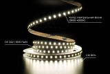 Світлодіодна LED стрічка PROLUM™ 24V; 2835\120; IP20; Series "SG", Нейтральний-Білий (3800-4300K)