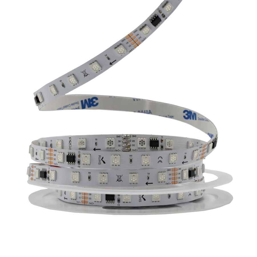 LED лента 24В 5050-60 15Вт RGB SMART IP20