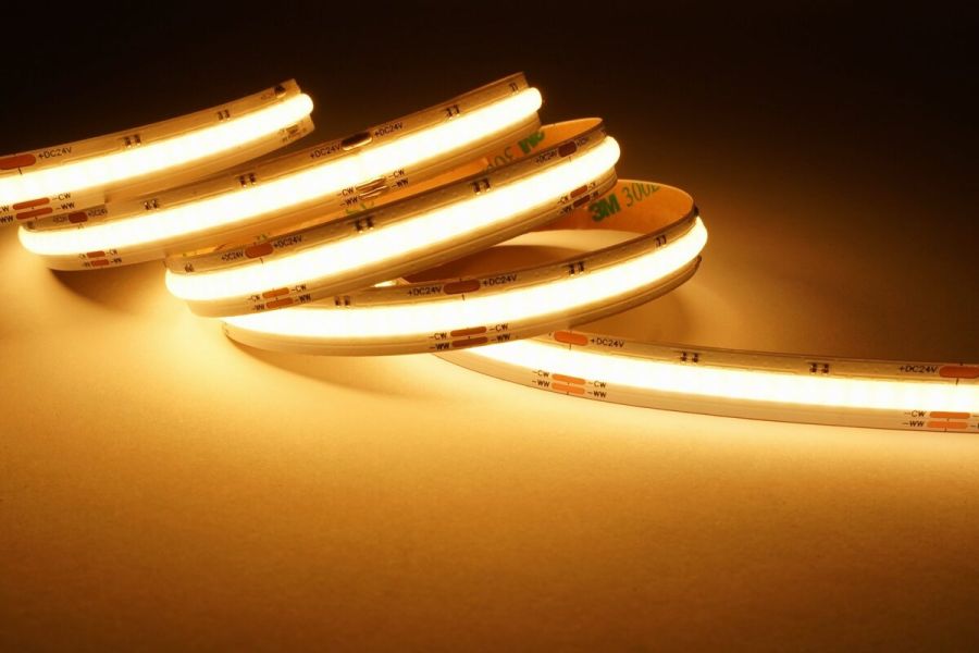 Світлодіодна LED стрічка PROLUM™ 24V; COB; 640LED; IP20; Series "SG" Білий+Тепло-Білий (2700-6500K)