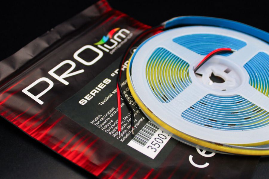 Світлодіодна LED стрічка PROLUM™ 24V; СОВ; 320; LED; IP20; Series "PRO", Білий (5500-6000К)