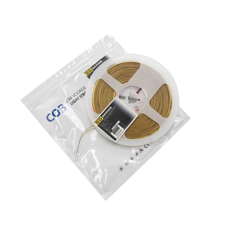Світлодіодна LED стрічка PROLUM™ 24V; СОВ; 480 LED; 5ММ; IP20; Series "SG", Білий (5500-6000К)