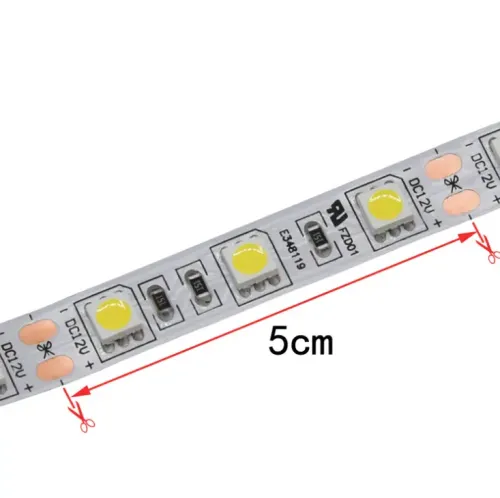 Лед стрічка LED TECH 12В 5050-60-10 14,4Вт 1440Лм 6000К IP20