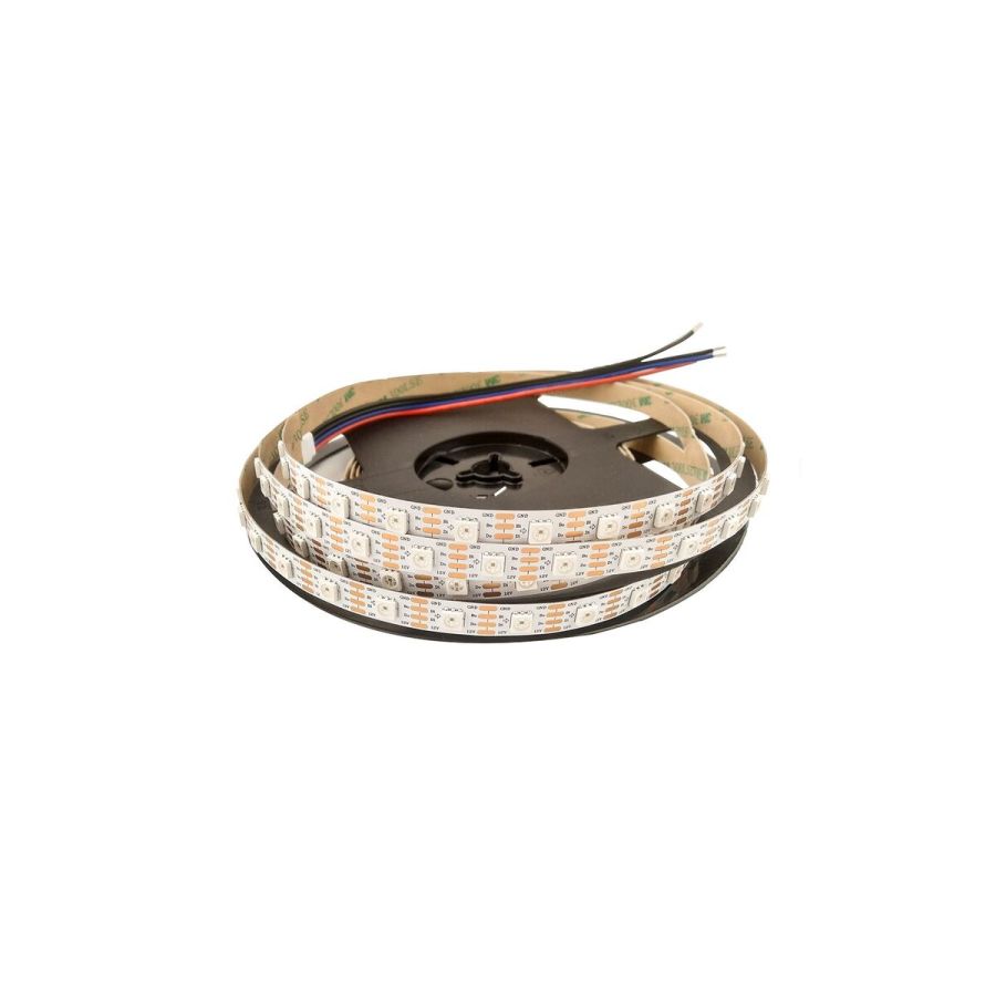 Лед стрічка SVL 12В 5050-60 7,2Вт 1100Лм RGB SMART chip WS2815 IP20