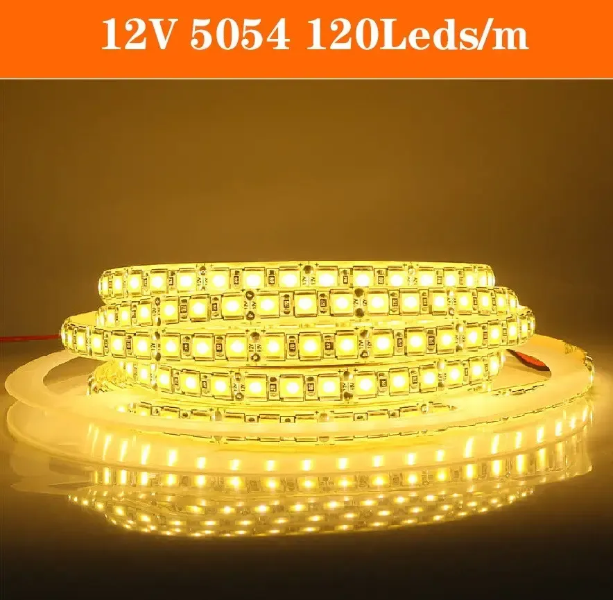 Лед стрічка LED TECH 12В 5054-120-10 22Вт 1900Лм 3000К IP20