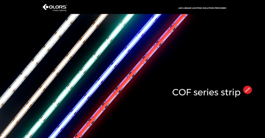 Лед стрічка COLORS 12В COB-378 DF8 8Вт 800Лм 6000K IP20