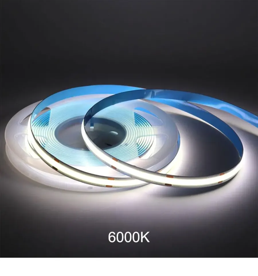 Лед стрічка LED TECH 12В СОВ-320 12Вт 1100Лм COB/FCOB 6000K IP20
