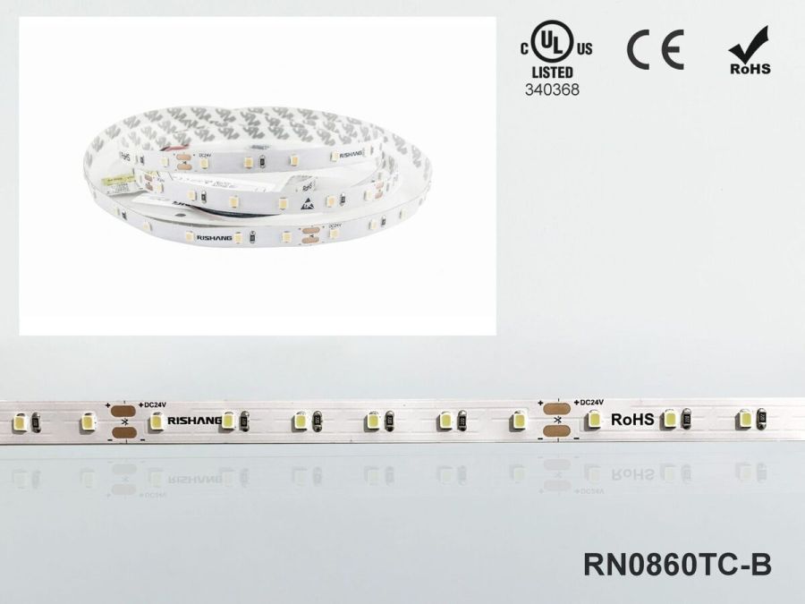 Лед стрічка RISHANG 24В 2835-60 5,5Вт 504Лм RN0860TC-B-NW 4000K IP20
