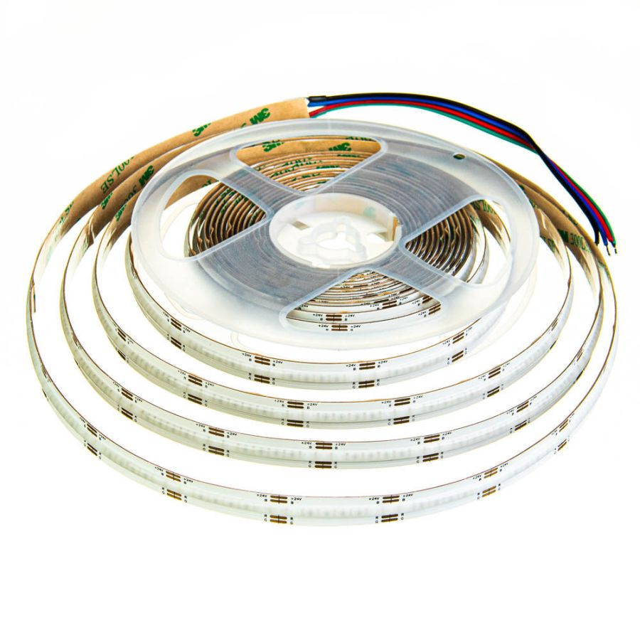 Лед стрічка AVT 24В AVT-672-RGB-СОВ-14W-24 14Вт 1300Лм RGB IP20