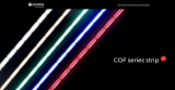 Лед стрічка COLORS 24В COB-240 DF10 10Вт 900Лм 3000K IP33