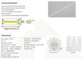 LED лента 48В COB-378 DF8 10Вт 830Лм 3000K IP20