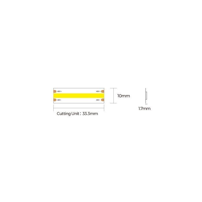 LED лента 48В COB-378 DF8 10Вт 860Лм 4000K IP20