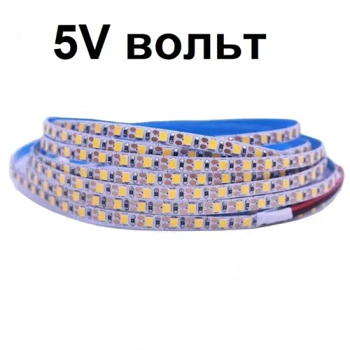 Лед стрічка LED TECH 5В 2835-120-8 12Вт 1600Лм Білий 6000К IP20