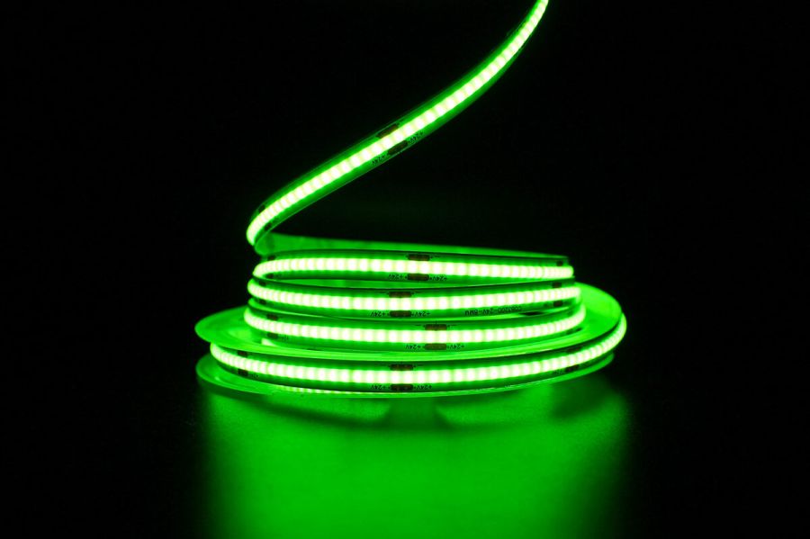 Світлодіодна LED стрічка PROLUM™ 24V; СОВ; 320; LED; IP20; Series "PRO", Зелений