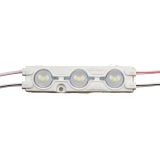 Лед модуль (кластер) 12В MTK-5730-3Led-W 1,5Вт IP67 66мм