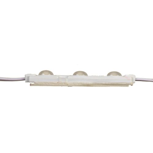 Лед модуль (кластер) 12В MTK-5730-3Led-W 1,5Вт IP67 66мм