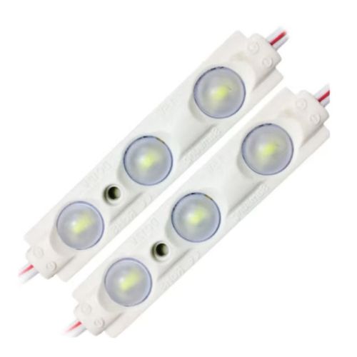 Світлодіодний модуль PROLUM V1, SMD2835, 3LED, 12V, 0.72W, З лінзою, Білий