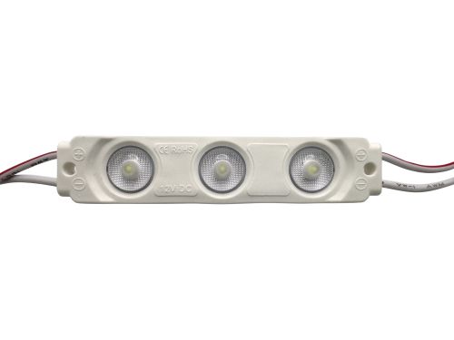 Светодиодный модуль PROLUM V2, SMD2835, 3LED, 12V, 1.5W, С линзой, Белый