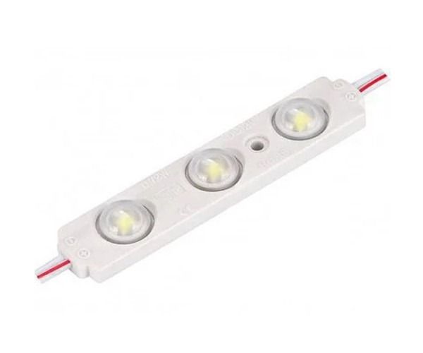 Світлодіодний модуль PROLUM V1, SMD5730, 3LED, 12V, 1.5W, З лінзою; Білий
