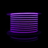 Світлодіодний неон PROLUM™ 8x16, IP68, 12V, Series "LF", Фіолетовий, PRO