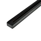 Трековий шинопровід PROLUM™ M27; 220V; Накладний \ Підвісний  - P27; Чорний 1М