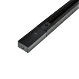 Трековий шинопровід PROLUM™ M27; 220V; Накладний \ Підвісний  - P27; Чорний 1М